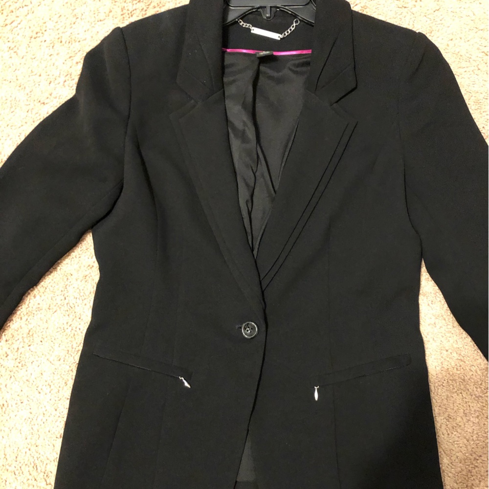 White House Black Market blazer, EUC, sz 8, black